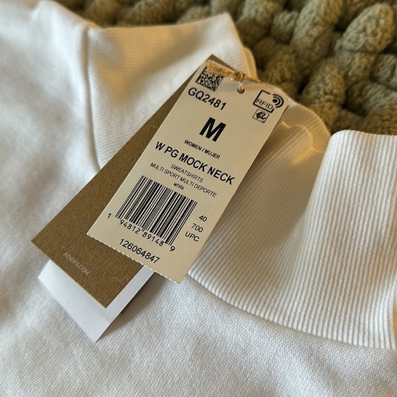 Adidas Mock Neck Sweatshirt - Picture 2 of 2